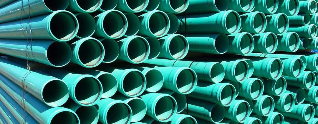 PVC irrigation pipes